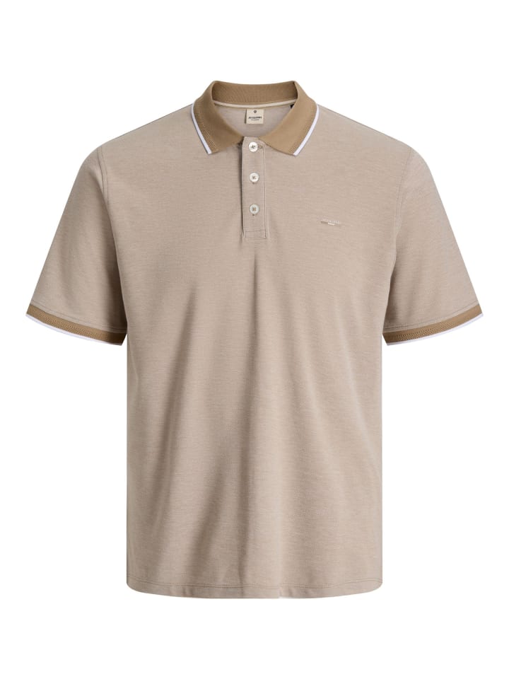Poloshirt in Petrified Oak