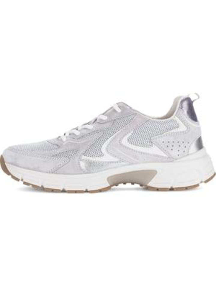 Schnürschuh in silber