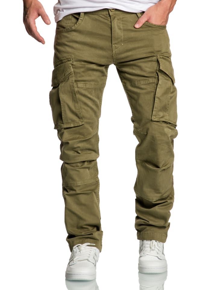 Cargo Jogger-Chino WYATT in Olive