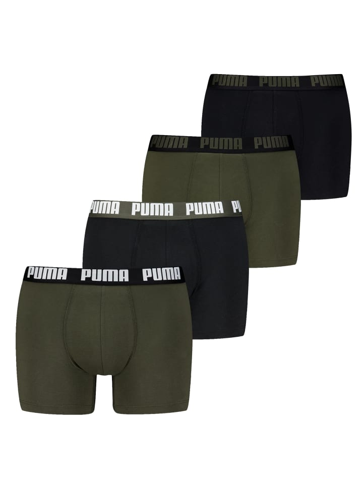Boxershort 4er Pack in Schwarz/Grün