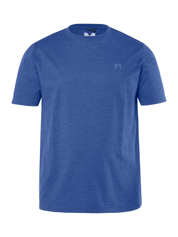 Kurzarm T-Shirt in atlantikblau