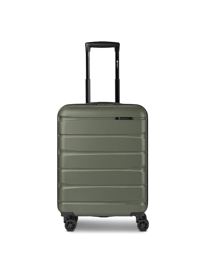 Munich 4.0 4 Rollen Kabinentrolley S 53 cm mit Dehnfalte olive dull