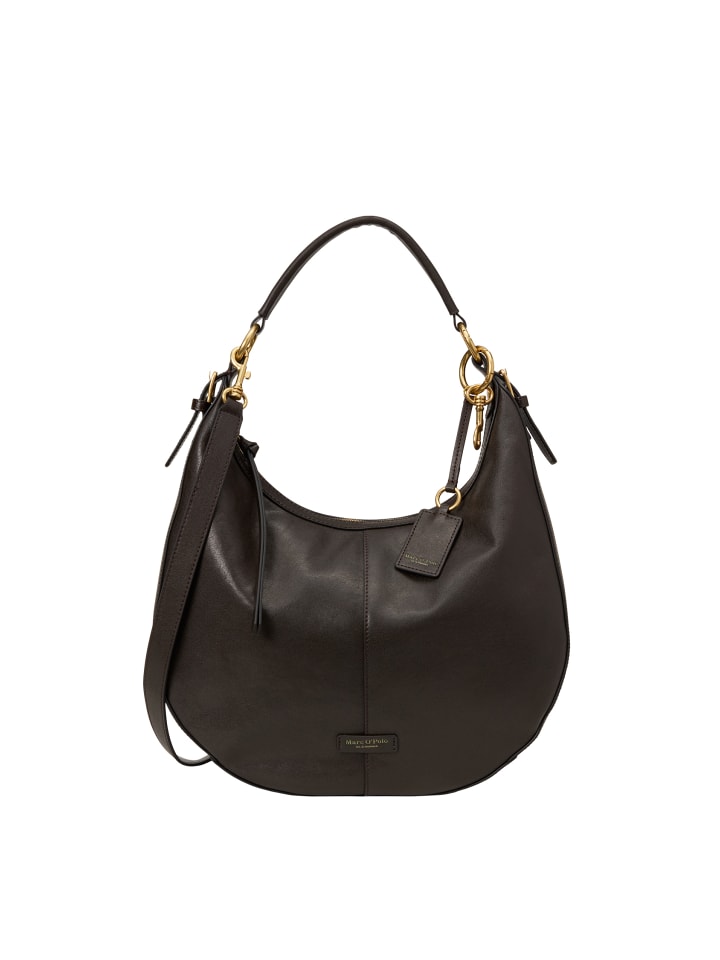 Schultertasche Model Philine medium in Burnt Coffee