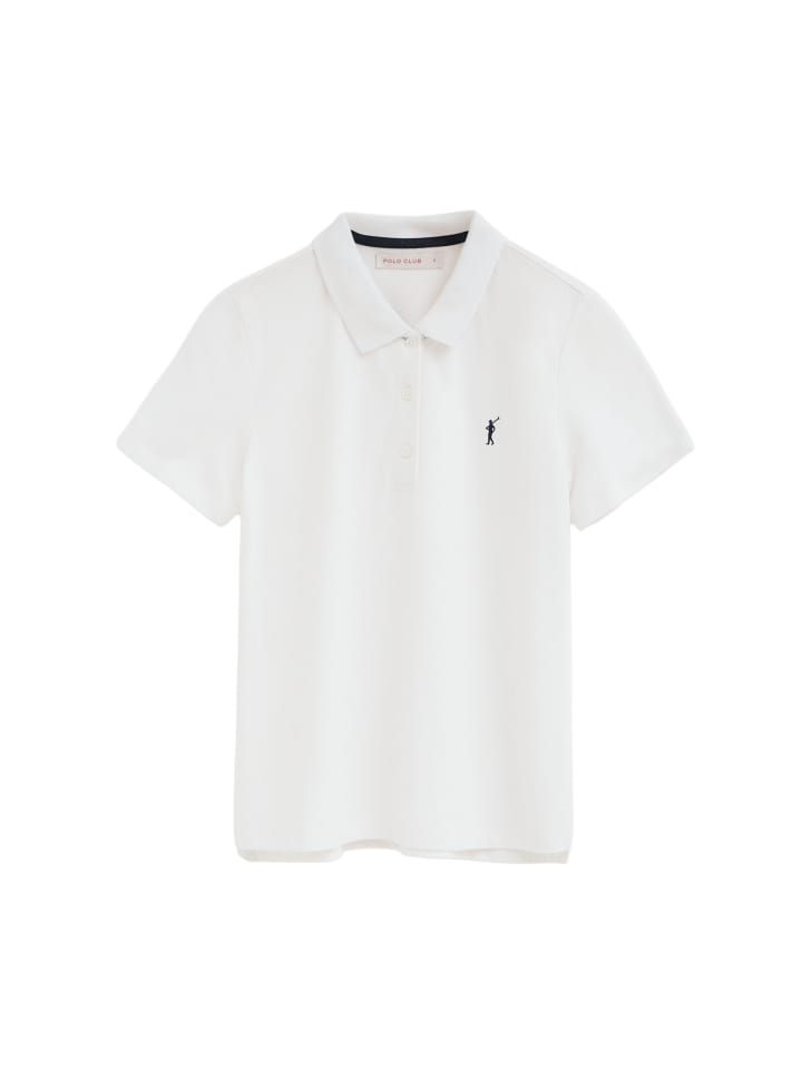 Poloshirt RIGBY GO KHLOE POLO PIQUE in weiß