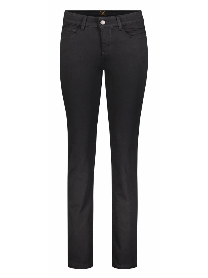 Straight Leg Jeans für Damen in schwarz