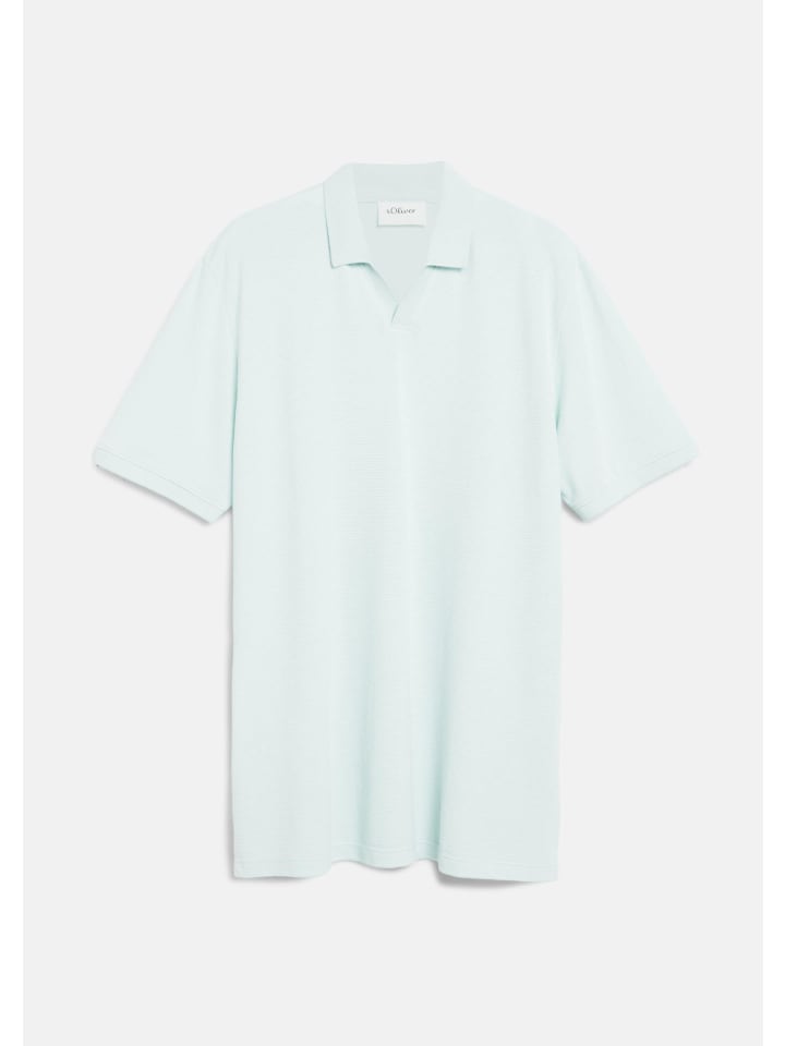 Polo-Shirt in 6437_helles türkis