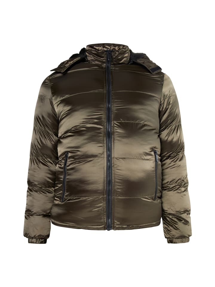 Herren Wattierte Steppjacke in Oliv