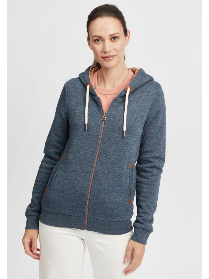 Kapuzensweatjacke OXVicky in Blau