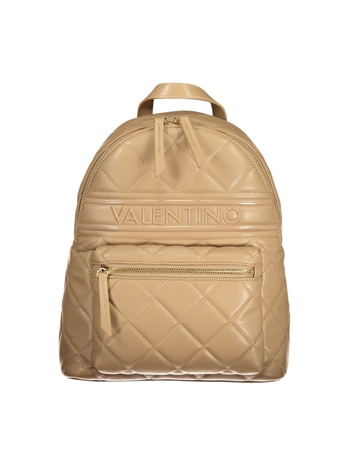Beige Polyurethan Damen Rucksack