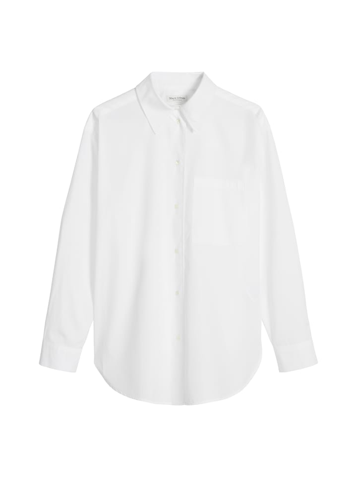 Boyfriend Bluse in Weiß