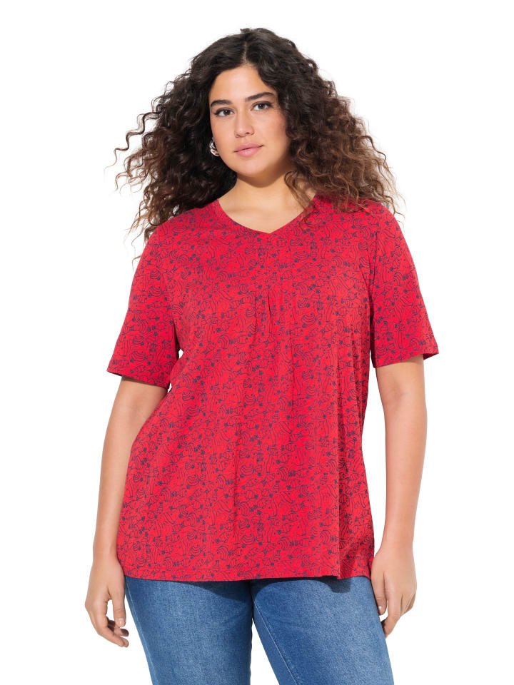 Shirt in neon rot