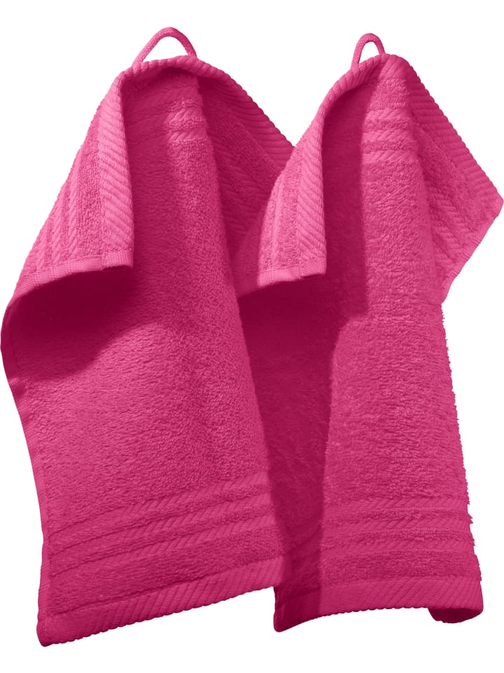 Frottier Seiftuch 2er-Pack New York in pink