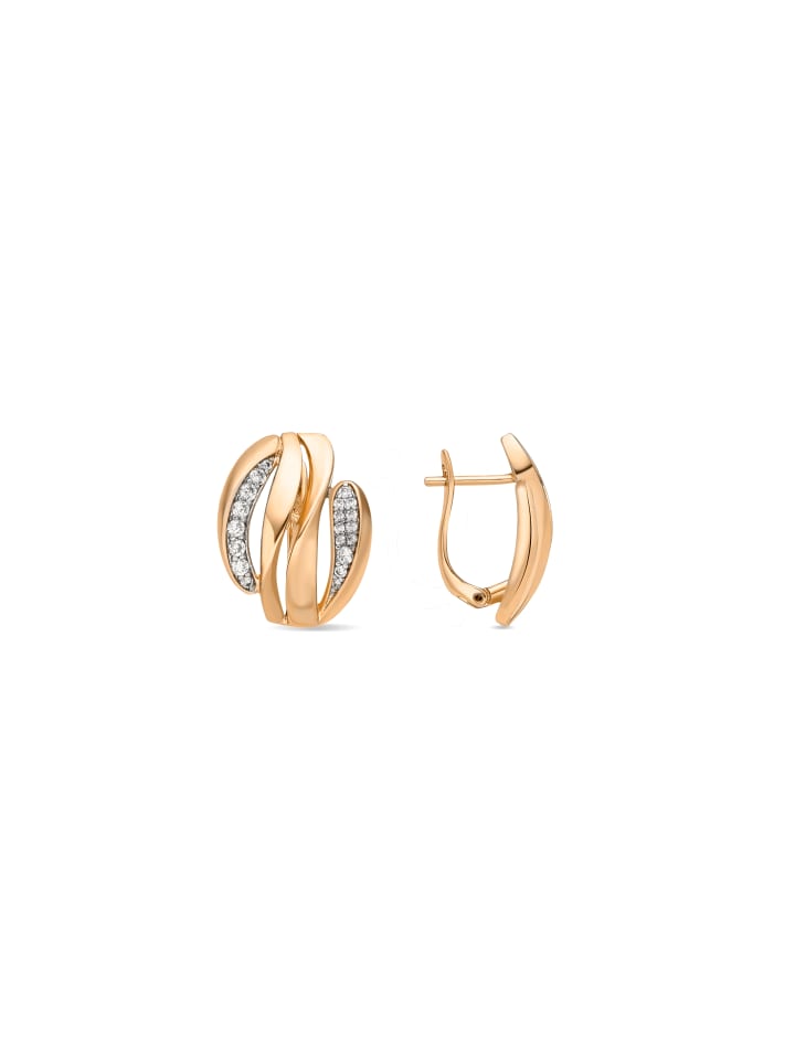 Ohrringe Balik mit 18 Karat Goldfinish – BALIK
