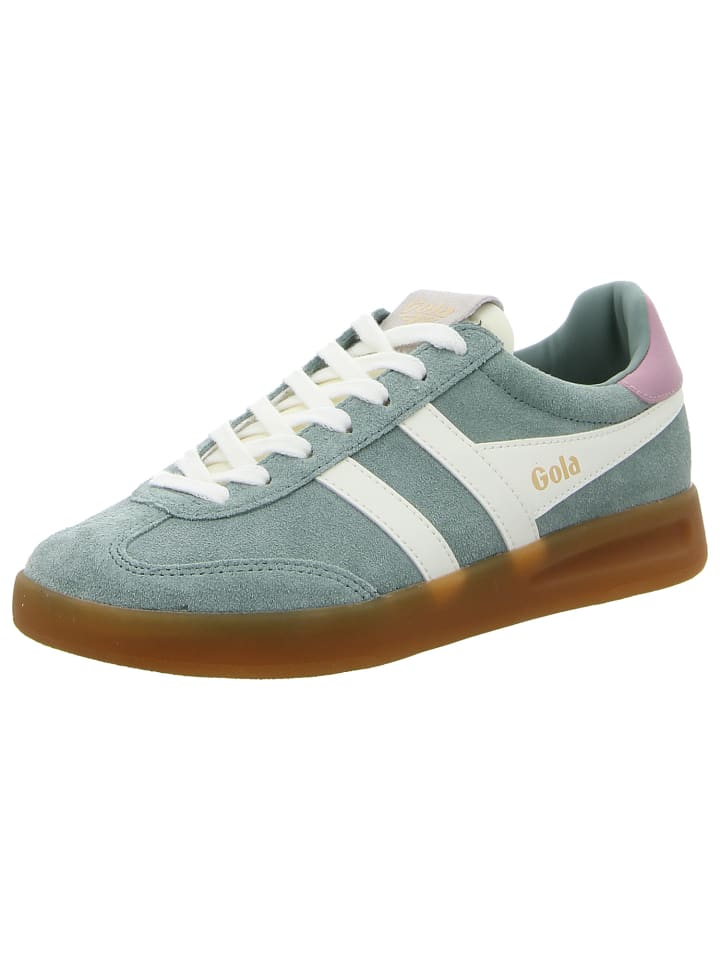 Sneaker Low in grün