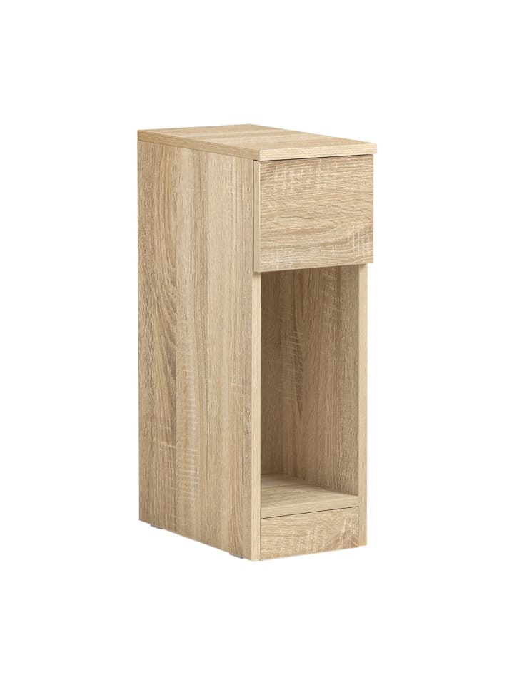 Nachttisch in Eiche natur - (W) 20 x (H) 61 x (L) 35 cm