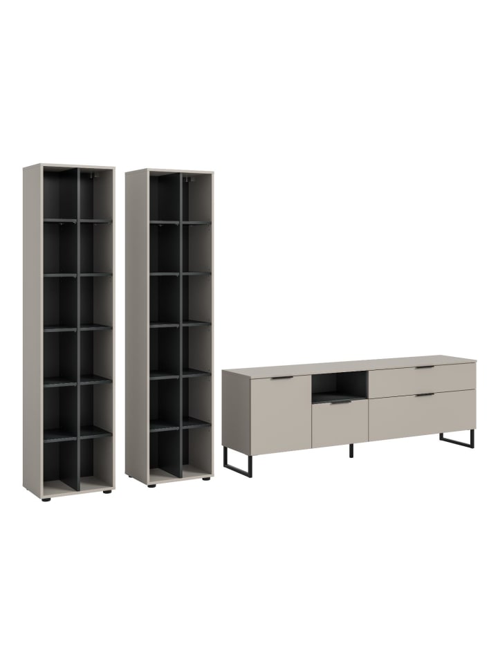 Regalsystem Noida (3-teilig) Kaschmir 305 x 41 cm