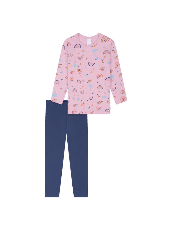 Pyjama in Rosa/Blau