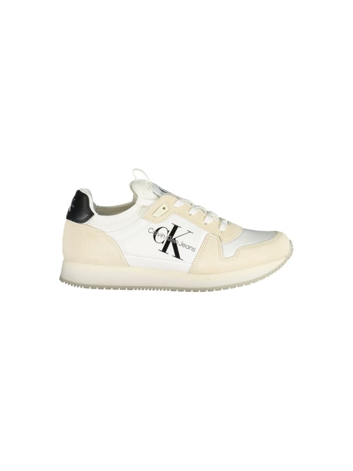 Weiß Polyurethan Damen Sneaker