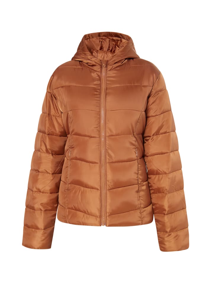 Damen Steppjacke in Hellbraun