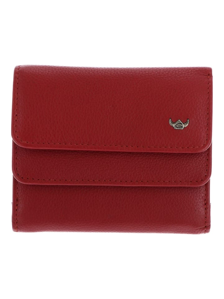 Madrid Geldbörse RFID Schutz Leder 10.5 cm rot