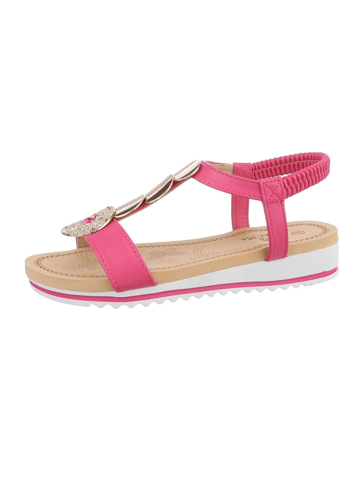 Sandale & Sandalette in Pink