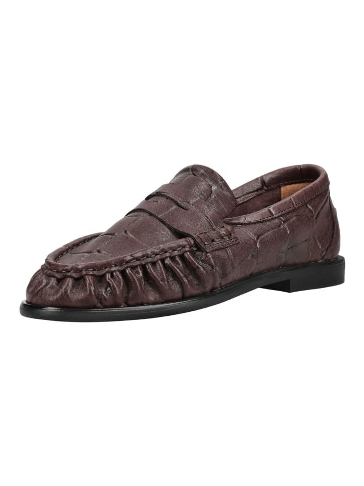 Slipper ELMIRA CROCO Braun