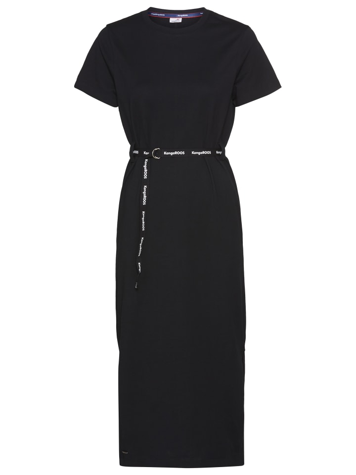 Midikleid in schwarz