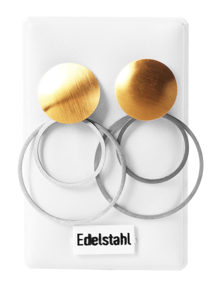 Damen Ohrringe – Ohrstecker aus Edelstahl in silber