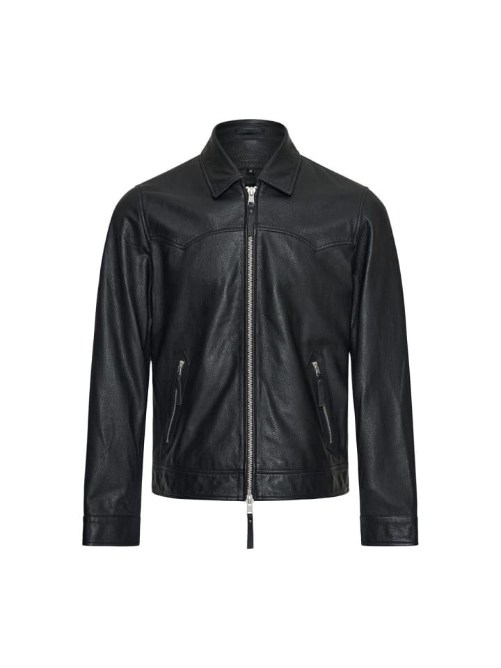 Lederjacke Ralph Western Jacket in schwarz
