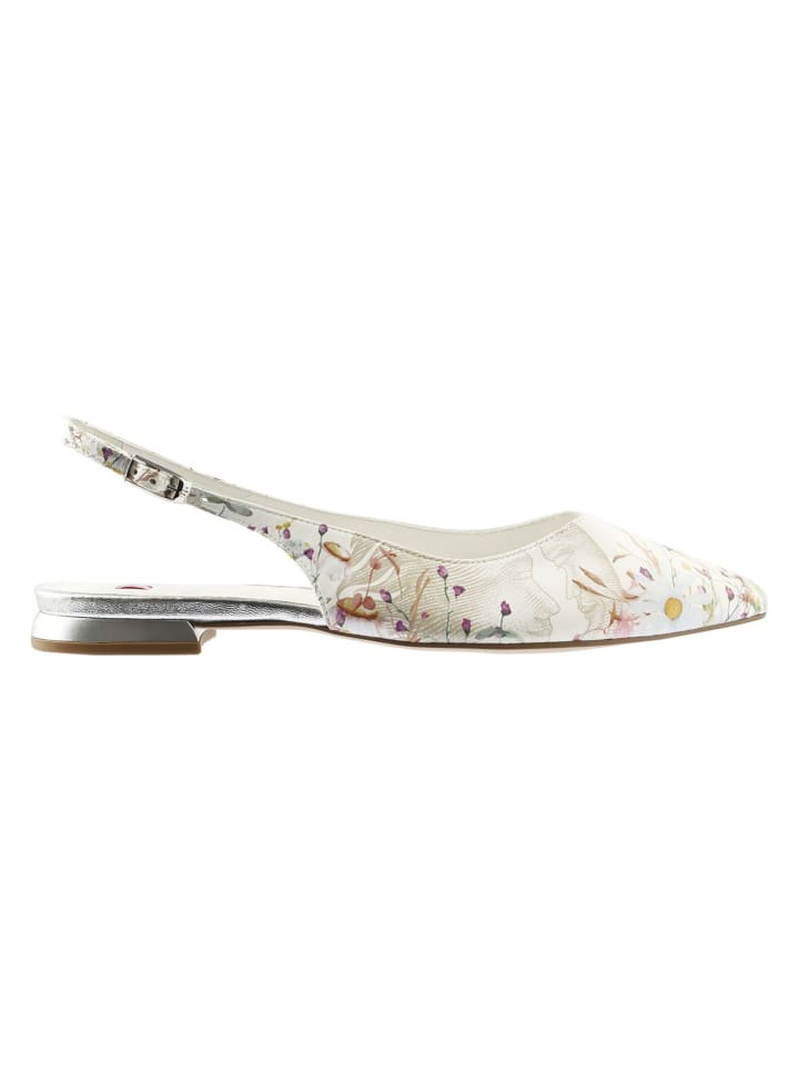Slingpump in weiß