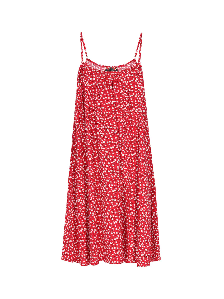 Women Dress in red white