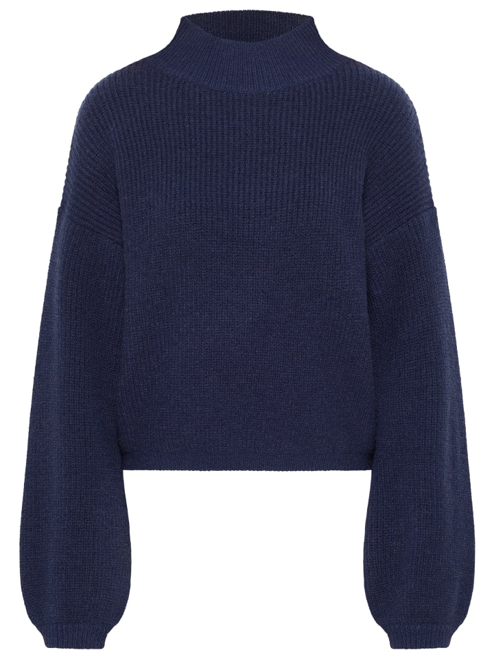Damen Strick Pullover in navy