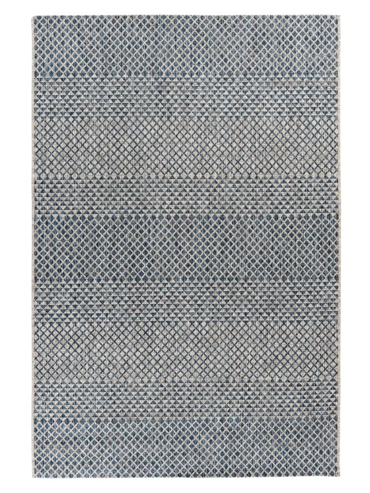 Kurzflor Teppich Nelly 887 in Blau