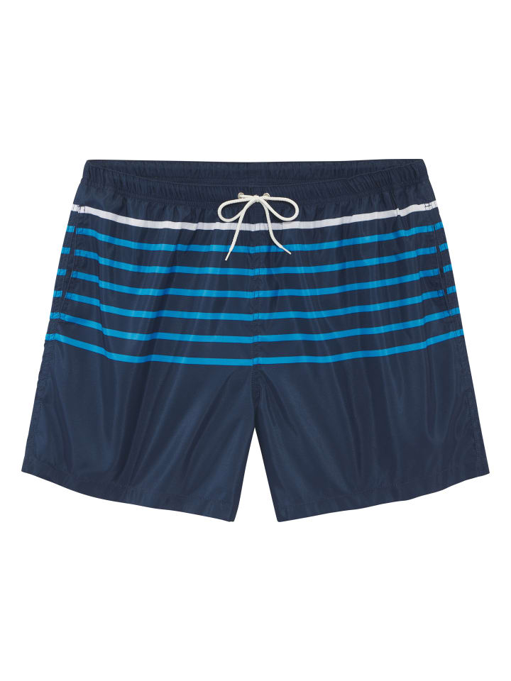 Badeshorts in marine-blau