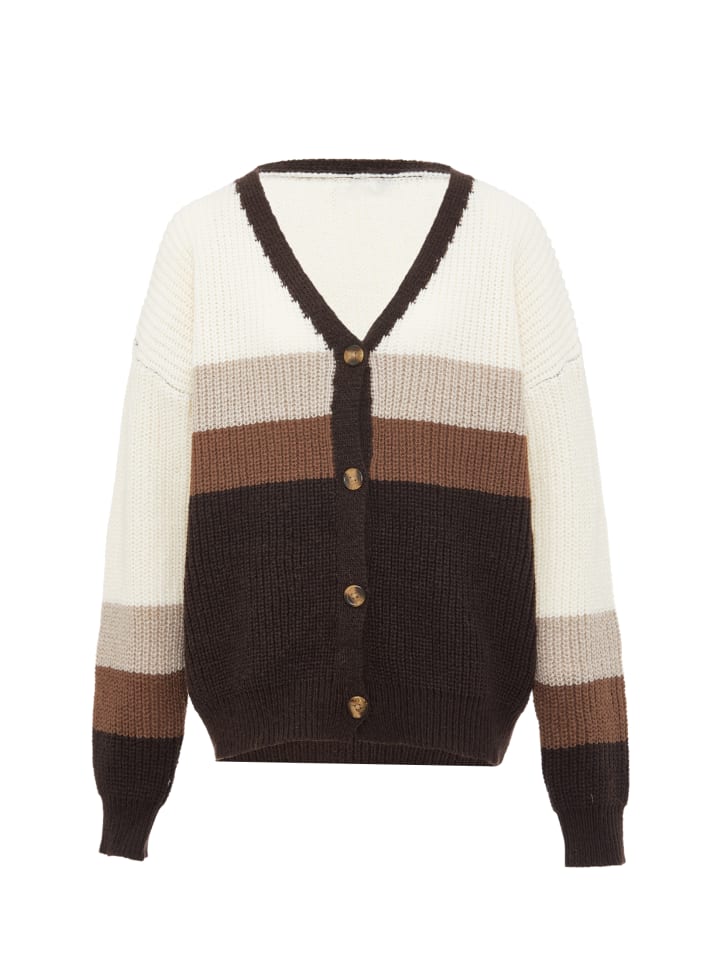Damen Sweater in BRAUN MEHRFARBIG