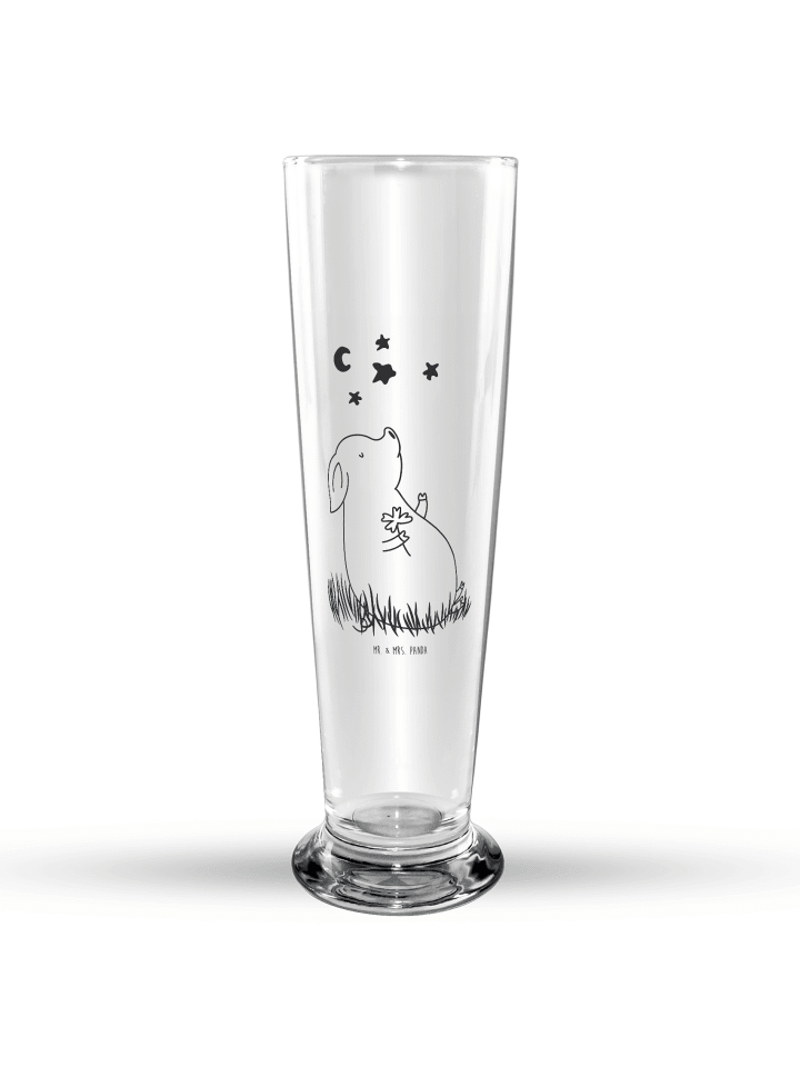 Bierglas Schwein Glück ohne Spruch in Transparent