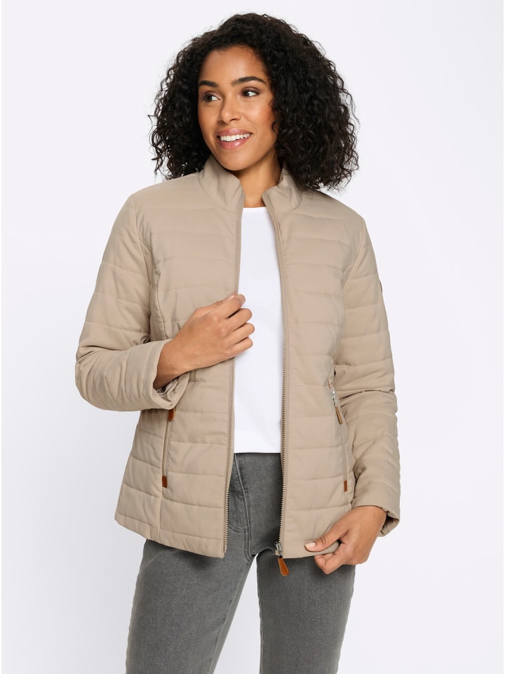 Steppjacke in beige