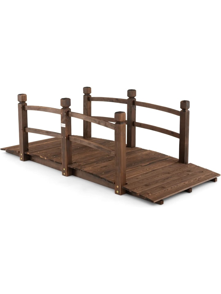 Gartenbrücke 171x77x59cm in Braun