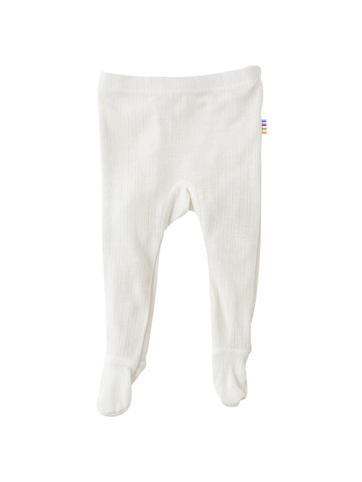 Leggings mit Fuß Merinowolle in natur
