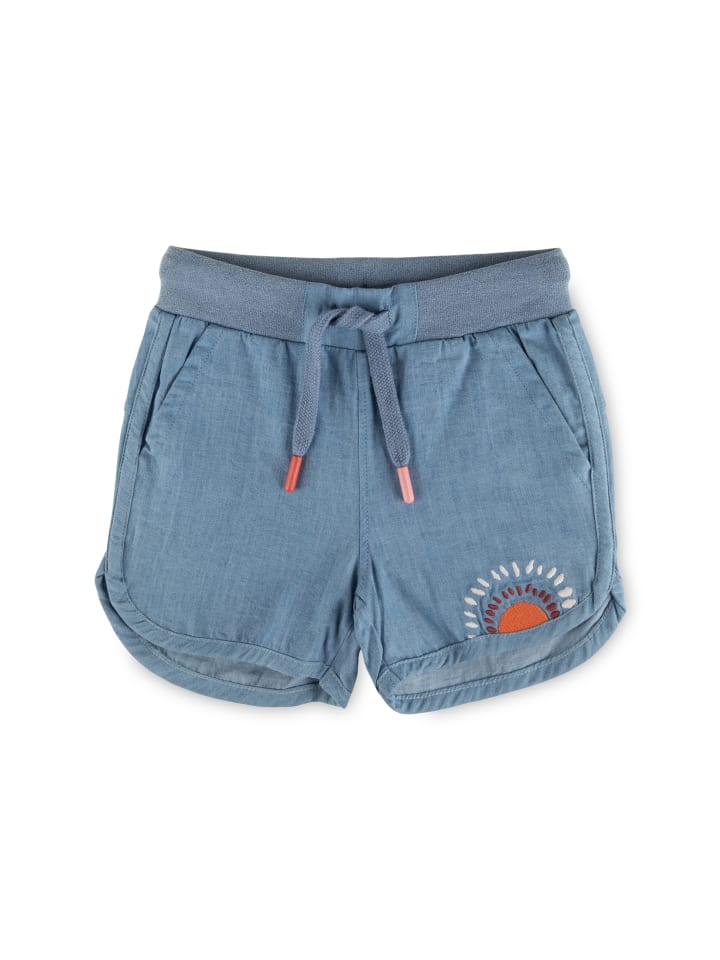 Chambray-Shorts Savanne in Helles Denimblau