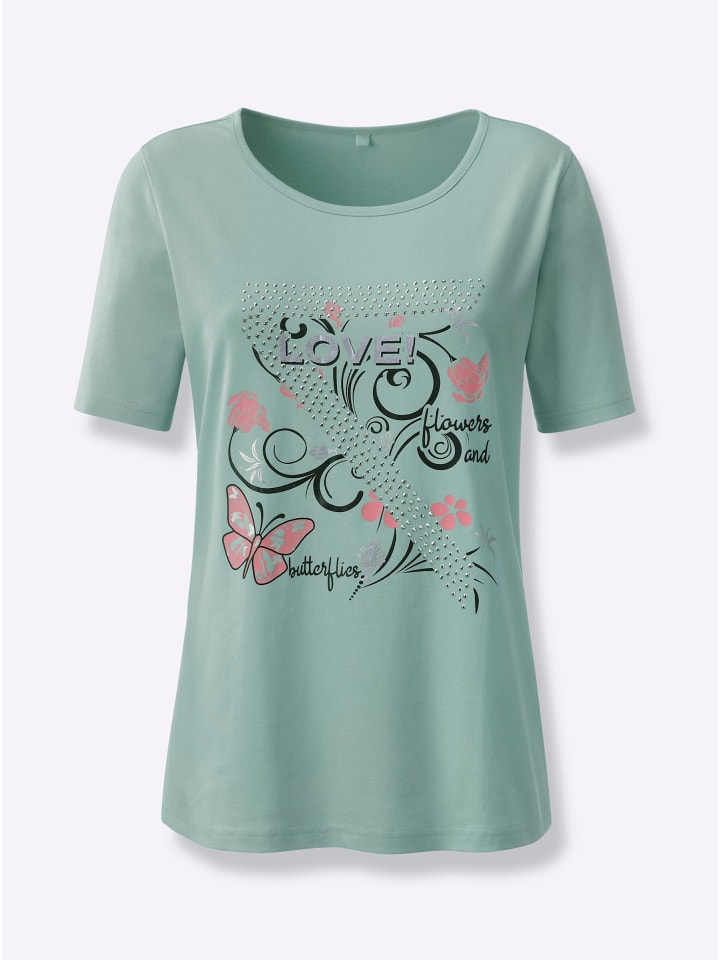 Shirt in kalkmint
