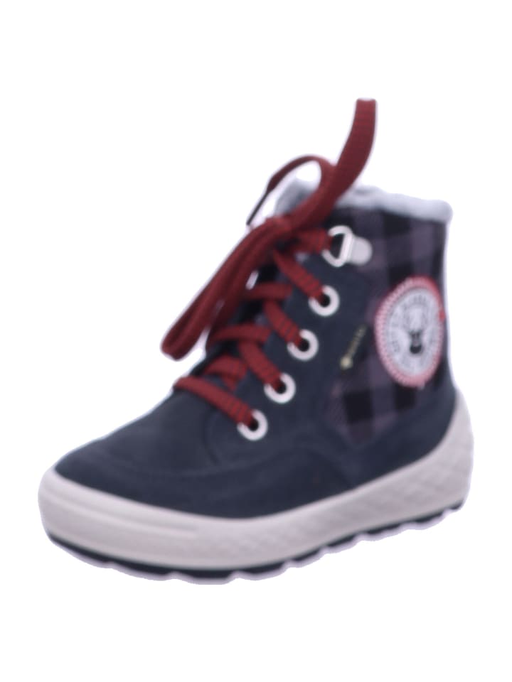 Stiefel Kinder Stiefelette Leder \ GROOVY 2.0 in Grau