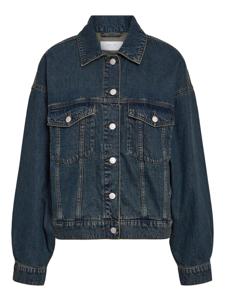 Jeansjacke in Dark Blue Denim