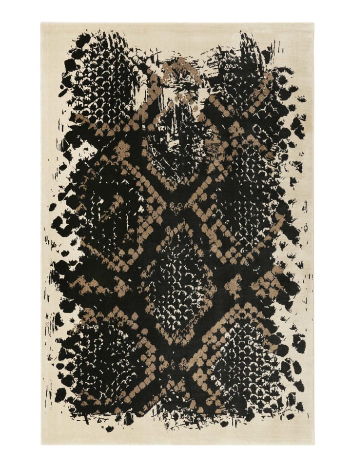 Teppich "Phyton" in Braun/Beige/Schwarz