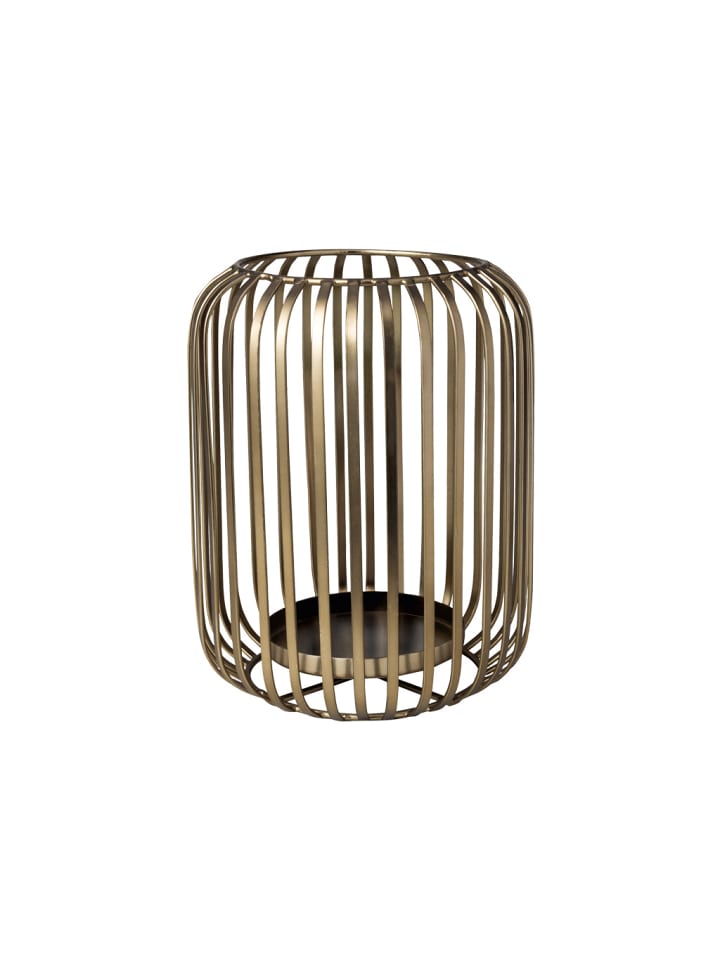 Windlicht Christmas Chic in 22,5 cm in gold