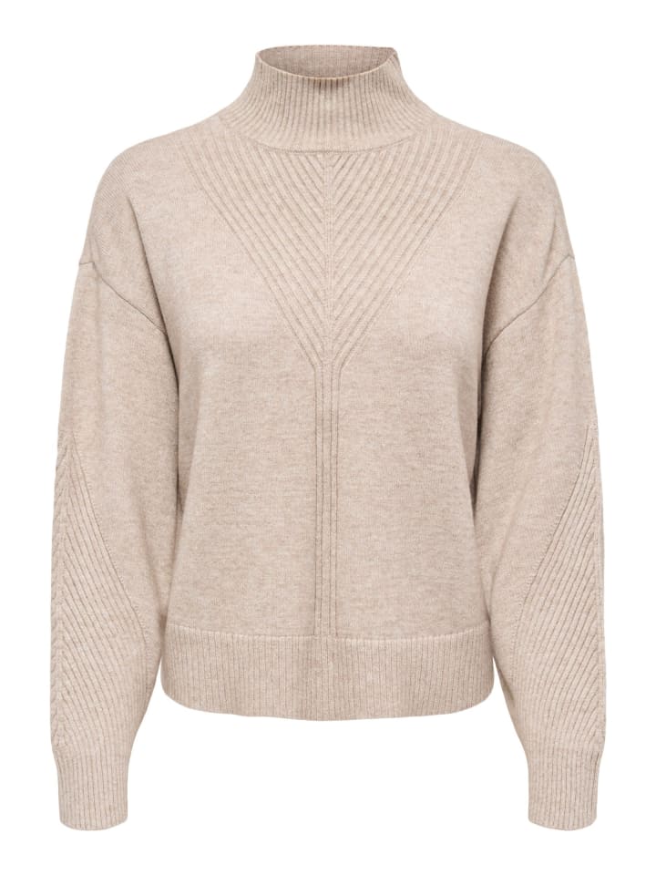 Strickpullover in Mocha Meringue