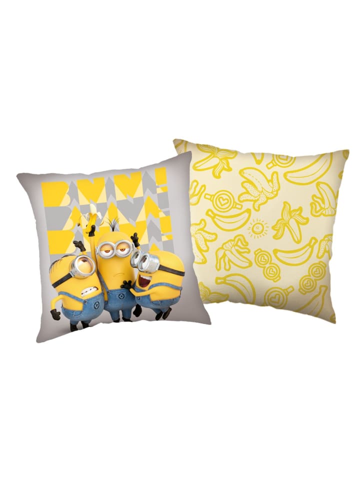 Minions 1 Stück Crazy Mood Kissen Dekokissen Kuschelkissen mit in Mehrfarbig