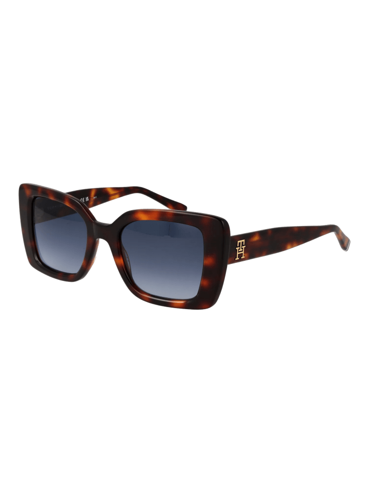 Frauen Sonnenbrille Schmetterling Braun