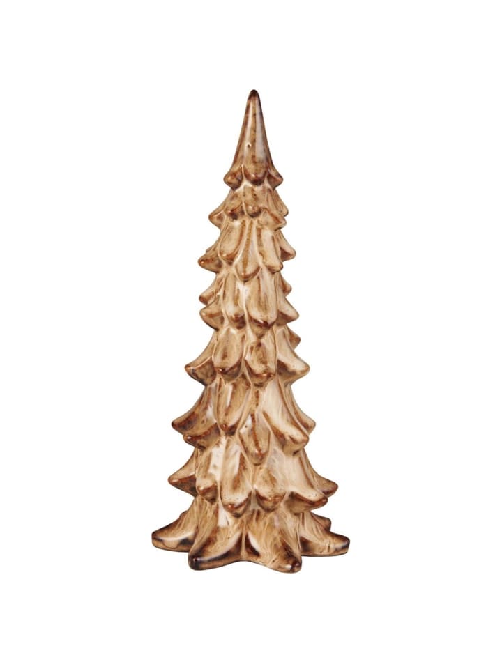 Tannenbaum aus Keramik in goldmeliert