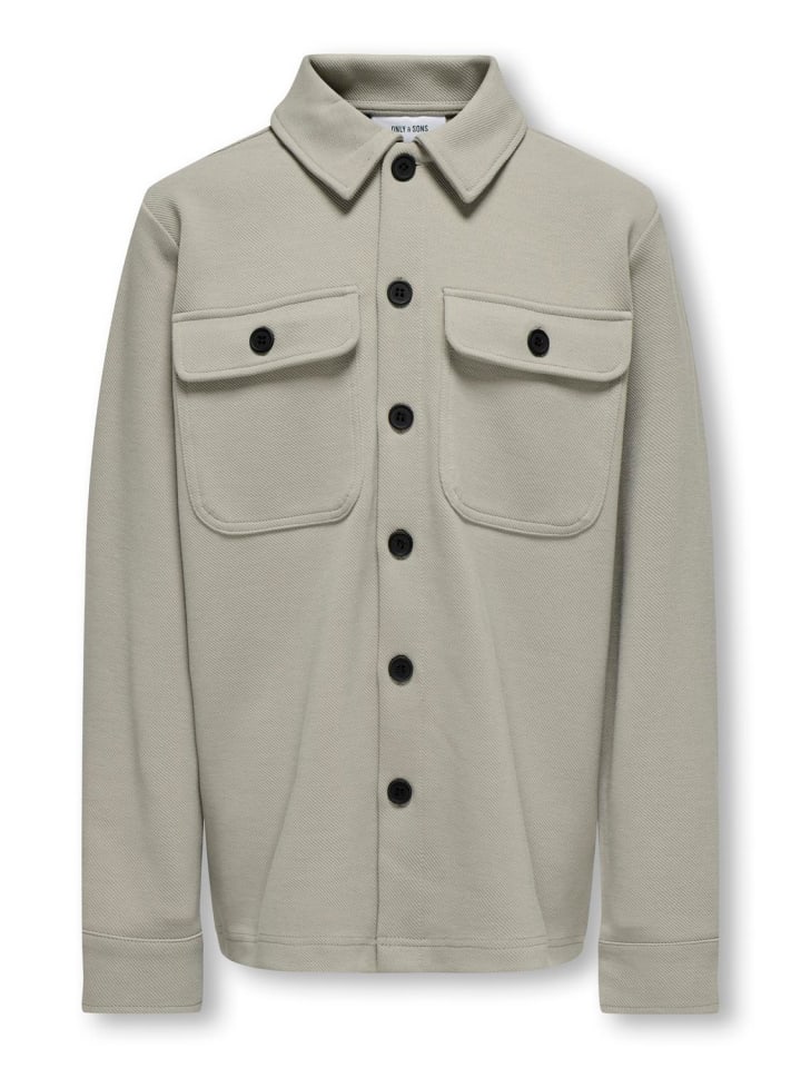 Langarm Hemd Osjnew Overshirt in vintage khaki